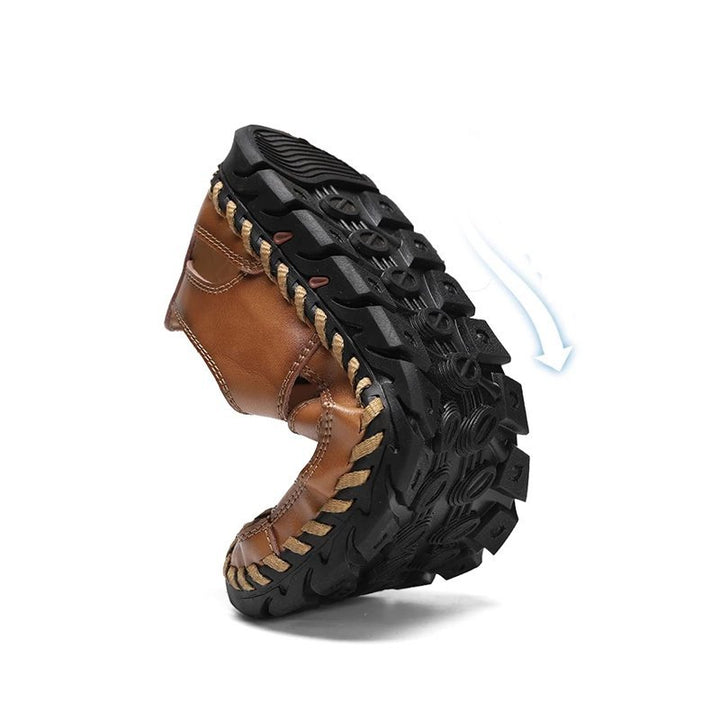 Xalvador | PU Leren Sandalen-Sandalen-Calora-Zwart-38-Calora
