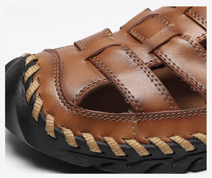 Xalvador | PU Leren Sandalen-Sandalen-Calora-Zwart-38-Calora