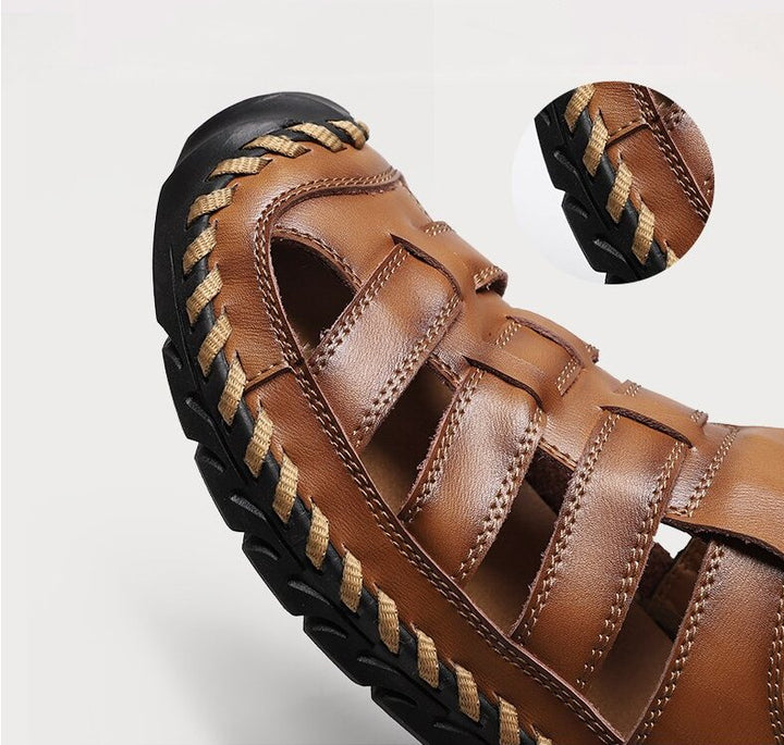 Xalvador | PU Leren Sandalen-Sandalen-Calora-Zwart-38-Calora