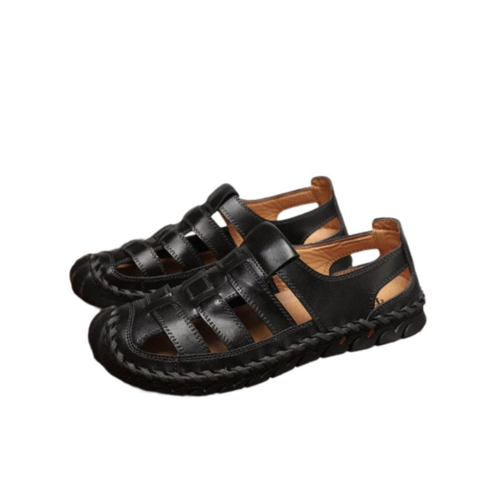 Xalvador | PU Leren Sandalen-Sandalen-Calora-Zwart-38-Calora