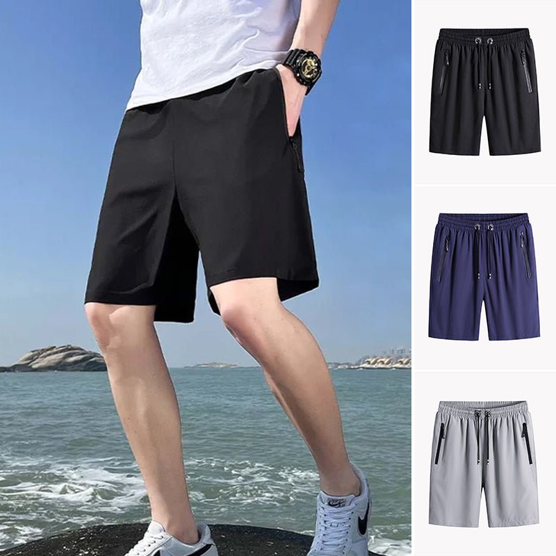 Xylon | Stretch Shorts-Korte Broeken-Calora-Grijs-L-Calora