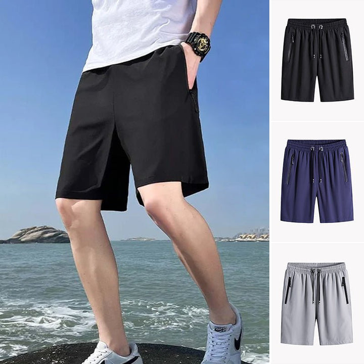Xylon | Stretch Shorts-Korte Broeken-Calora-Grijs-L-Calora