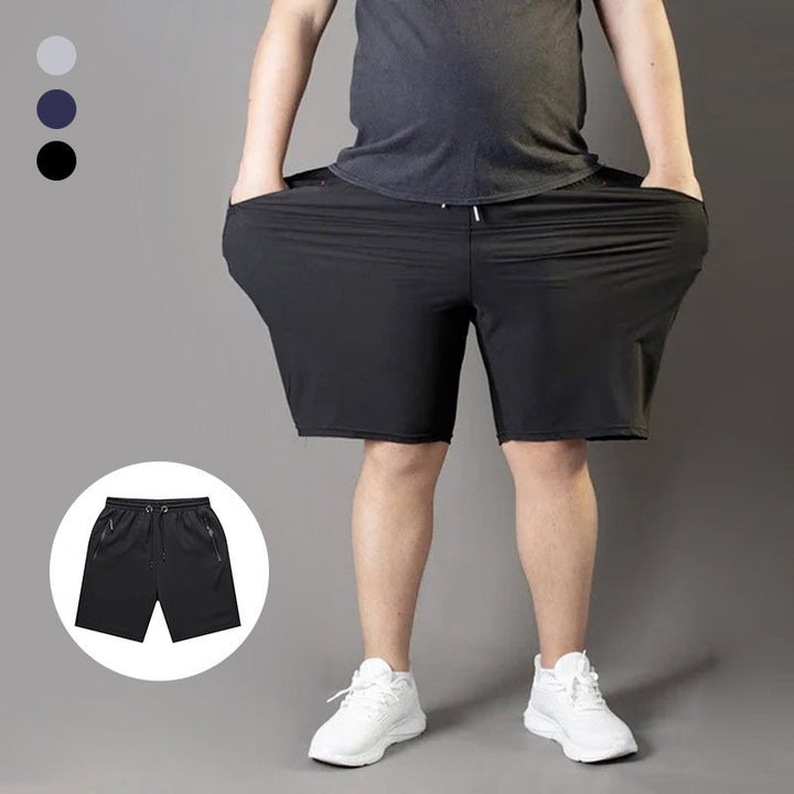 Xylon | Stretch Shorts-Korte Broeken-Calora-Grijs-L-Calora