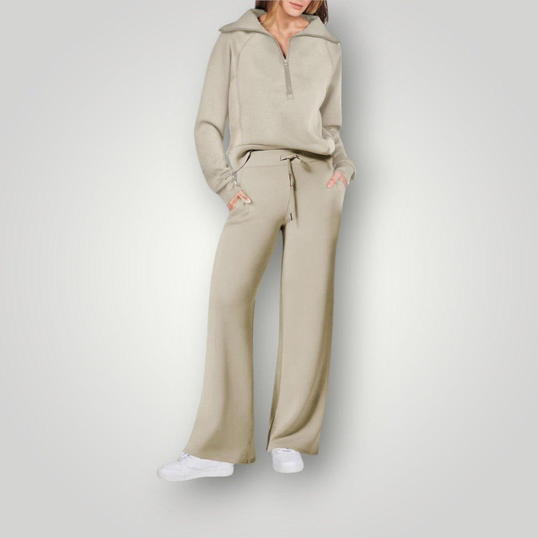 Yuna | Tweedelige Lounge set-Sets & Pakken-Calora-Lichtgroen-S-Calora