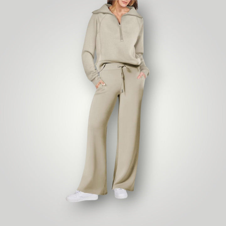 Yuna | Tweedelige Lounge set-Sets & Pakken-Calora-Lichtgroen-S-Calora