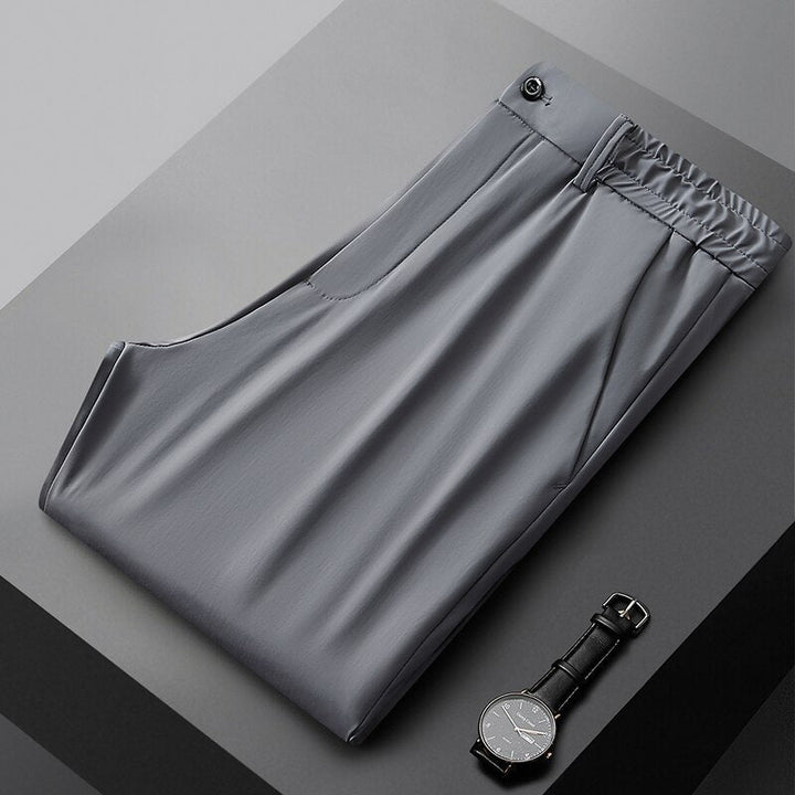 Zakelijke Heren Stretch Pantalon-Pantalons-Calora-Grijs-32-Calora