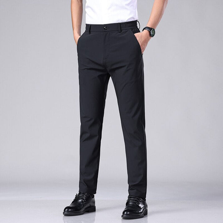Zakelijke Heren Stretch Pantalon-Pantalons-Calora-Zwart-32-Calora
