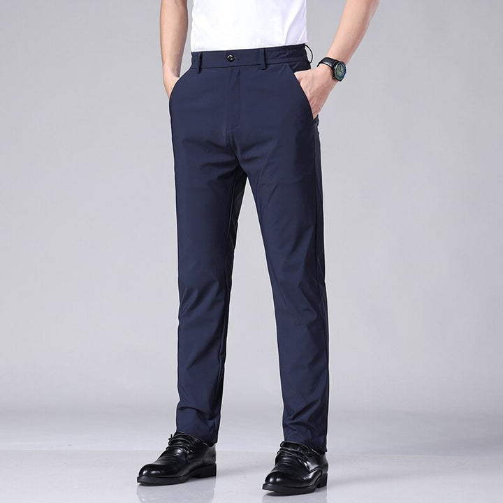 Zakelijke Heren Stretch Pantalon-Pantalons-Calora-Zwart-32-Calora