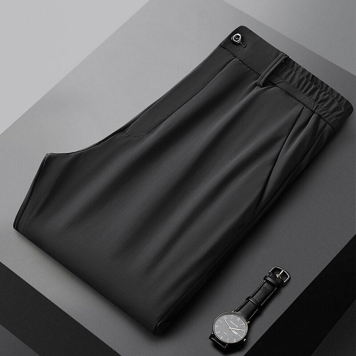 Zakelijke Heren Stretch Pantalon-Pantalons-Calora-Zwart-32-Calora