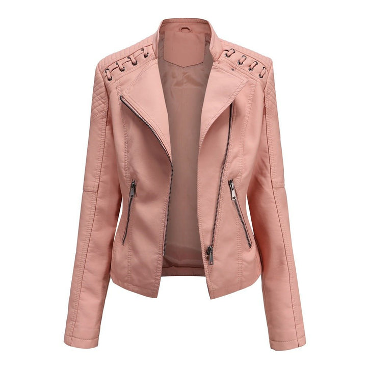 Zale | Leren Jas Washed-Look-Leren Jassen-Calora-Camel-S-Calora
