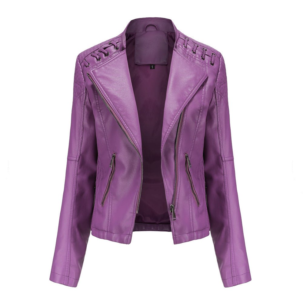 Zale | Leren Jas Washed-Look-Leren Jassen-Calora-Camel-S-Calora