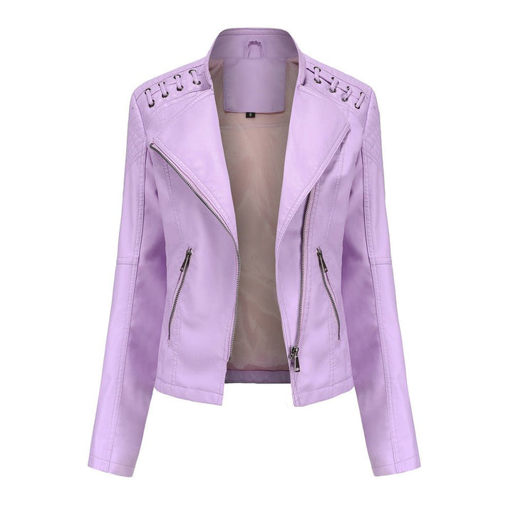 Zale | Leren Jas Washed-Look-Leren Jassen-Calora-Licht Sakura-S-Calora