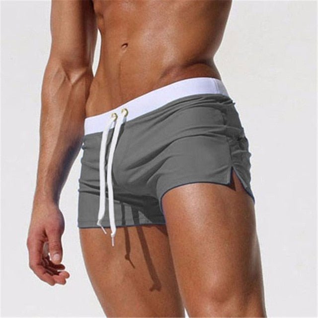 Zandor | Moderne Zwembroek-Zwemkleding-Calora-Donkergrijs-S-Calora