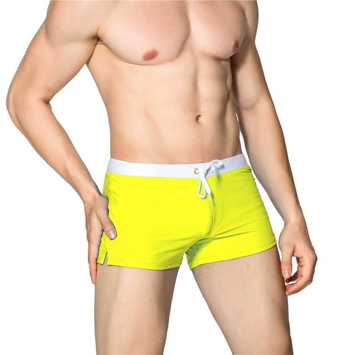 Zandor | Moderne Zwembroek-Zwemkleding-Calora-Geel-S-Calora