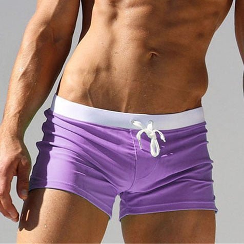 Zandor | Moderne Zwembroek-Zwemkleding-Calora-Paars-S-Calora