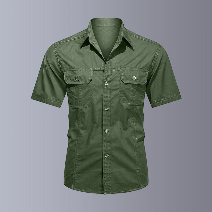 Zane | Outdoor Oversized Shirt-Shirts & Topjes-Calora-Leger Groen-M-Calora