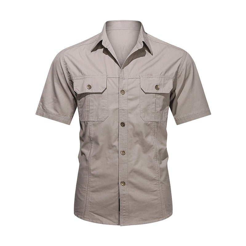 Zane | Outdoor Oversized Shirt-Shirts & Topjes-Calora-Zwart-M-Calora