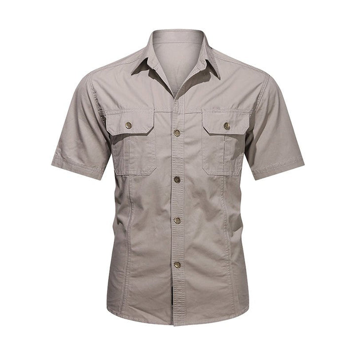 Zane | Outdoor Oversized Shirt-Shirts & Topjes-Calora-Zwart-M-Calora