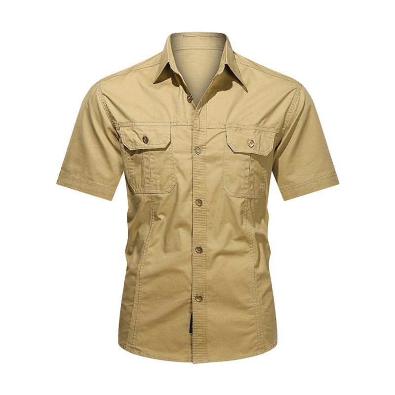 Zane | Outdoor Oversized Shirt-Shirts & Topjes-Calora-Zwart-M-Calora