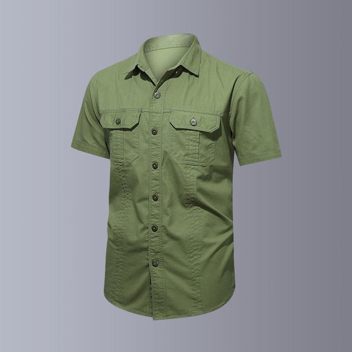 Zane | Outdoor Oversized Shirt-Shirts & Topjes-Calora-Zwart-M-Calora
