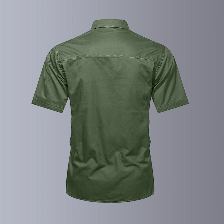 Zane | Outdoor Oversized Shirt-Shirts & Topjes-Calora-Zwart-M-Calora