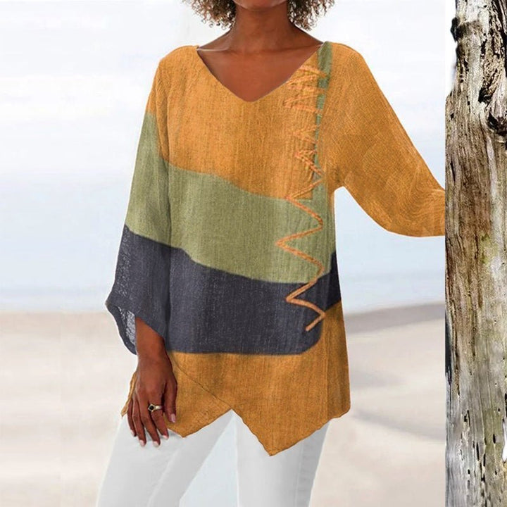 Zelara | Lente Blouse-Blouses-Calora-Oranje-S-Calora