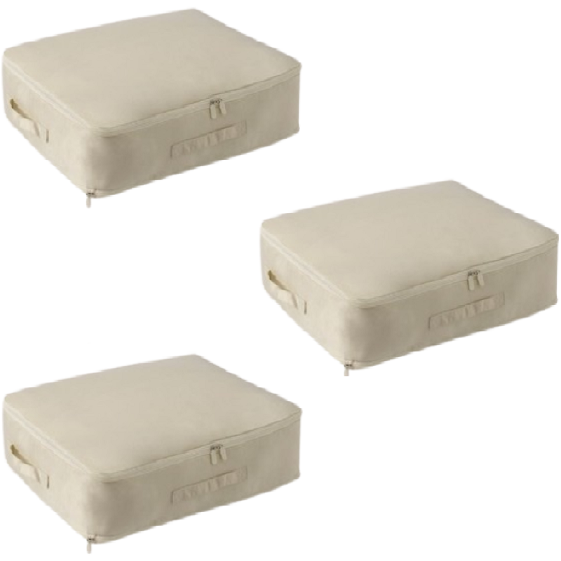 Zelf-Compressie Reis Packingcubes-Elektronica/Gadgets-Calora-L - 40x30x12cm-Beige-Calora