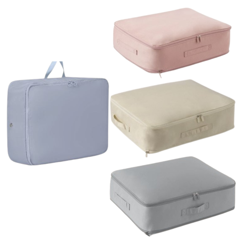 Zelf-Compressie Reis Packingcubes-Elektronica/Gadgets-Calora-L - 40x30x12cm-Beige-Calora