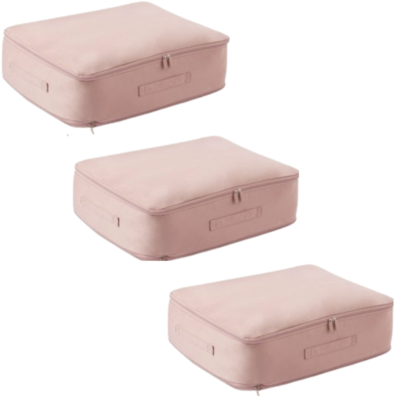 Zelf-Compressie Reis Packingcubes-Elektronica/Gadgets-Calora-L - 40x30x12cm-Beige-Calora
