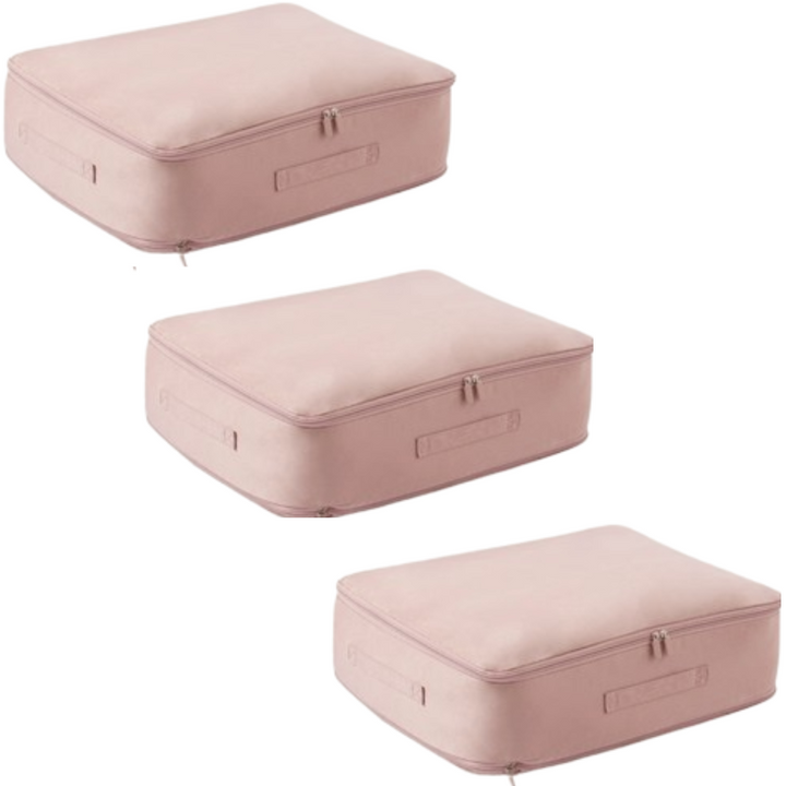 Zelf-Compressie Reis Packingcubes-Elektronica/Gadgets-Calora-L - 40x30x12cm-Beige-Calora