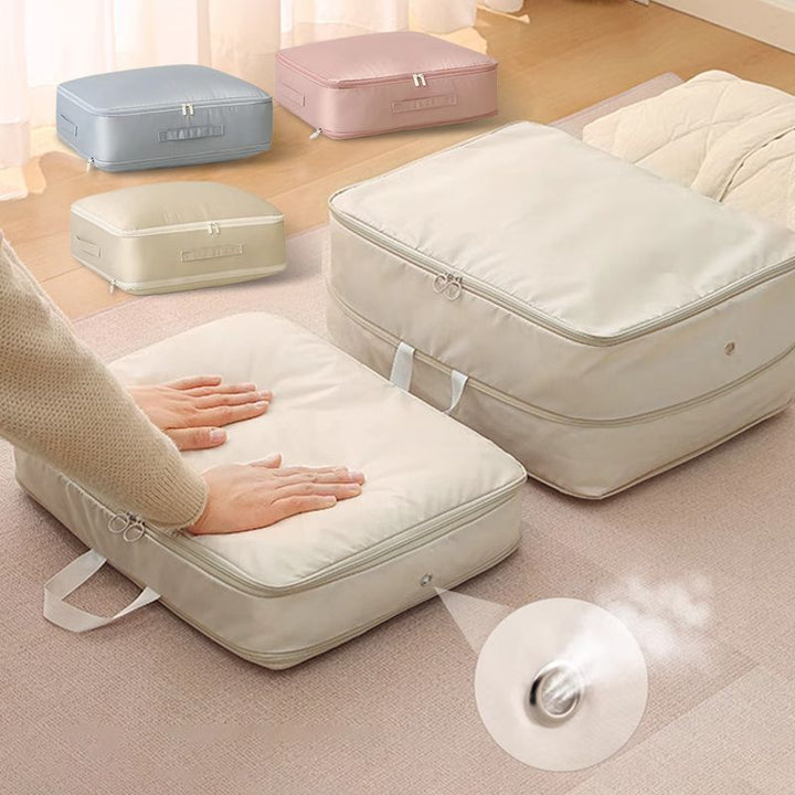 Zelf-Compressie Reis Packingcubes-Elektronica/Gadgets-Calora-L - 40x30x12cm-Beige-Calora