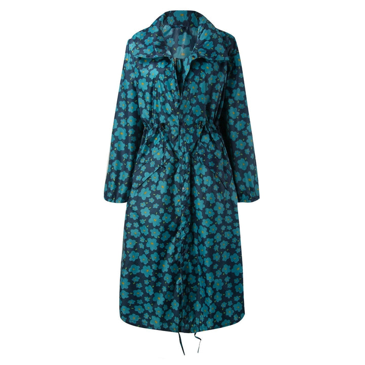 Zoë | Stijlvolle wind en- regenjas-Zomer Jassen-Calora-Blauw-S-Calora