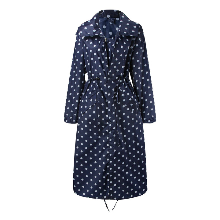 Zoë | Stijlvolle wind en- regenjas-Zomer Jassen-Calora-Donker blauw-S-Calora