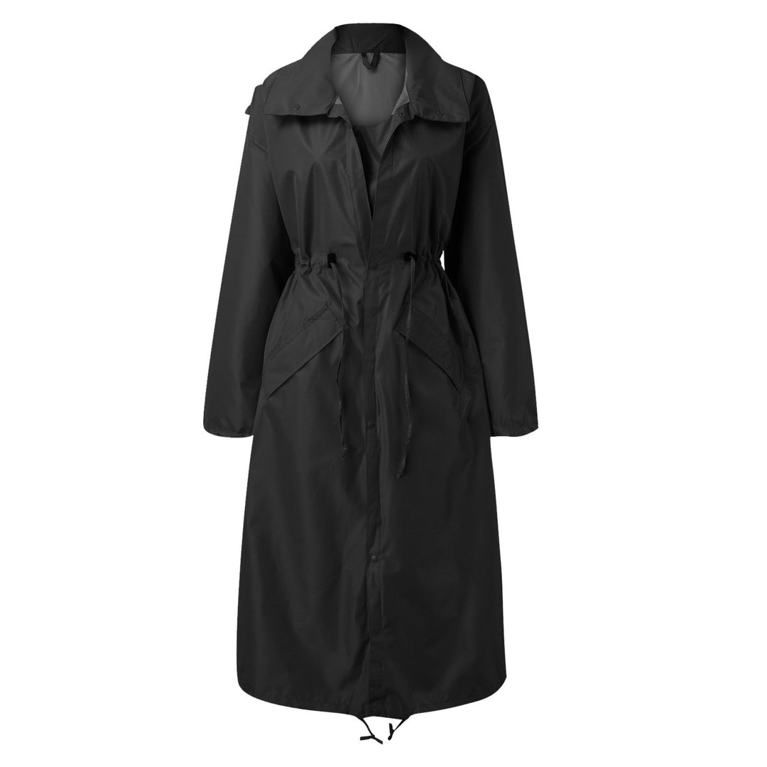 Zoë | Stijlvolle wind en- regenjas-Zomer Jassen-Calora-Zwart-S-Calora