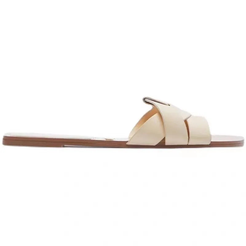 Zomer Dames Slippers Casual Ademend T-vormige Open Teen Sandalen-Sandalen-Calora-Blauw-35-Calora