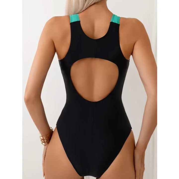 CALORA_ Zomer Sexy Eendelig Badpak voor Dames met Gesloten Ontwerp